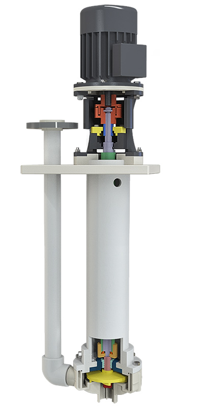JESSBERGER 杰斯博格 立式浸入式离心泵 JP-820 剖视图
